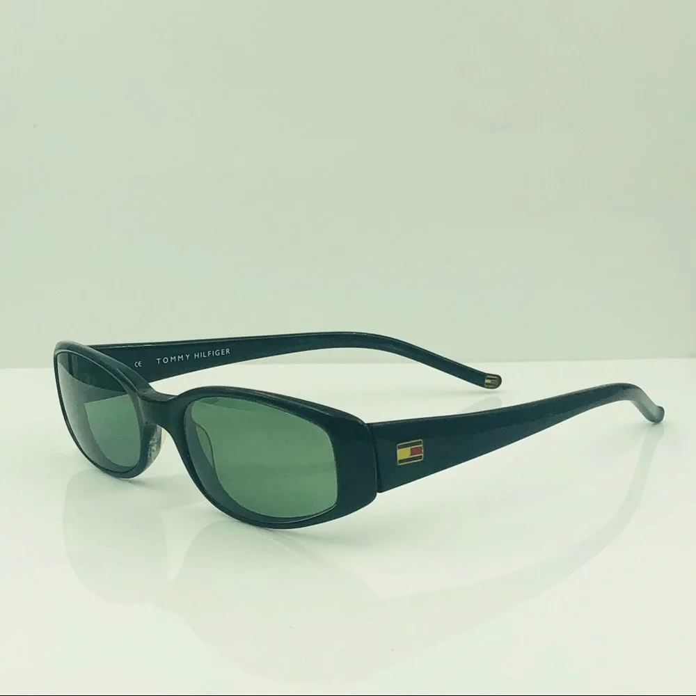 Tommy Hilfiger TH7023 Black Oval Sunglasses Frames